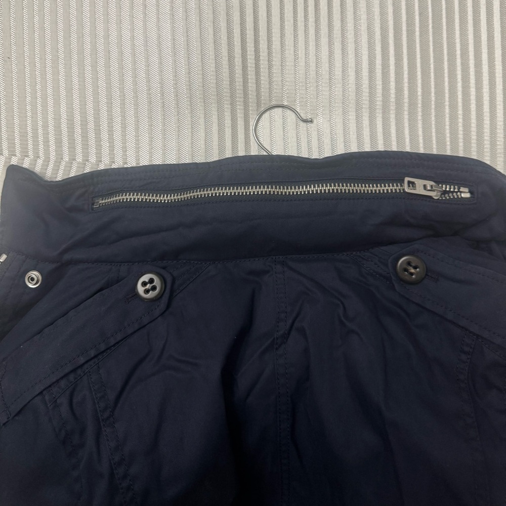 Coach Jacket Navy XS Removable Liner Hooded  NWOT - Picture 11 of 12